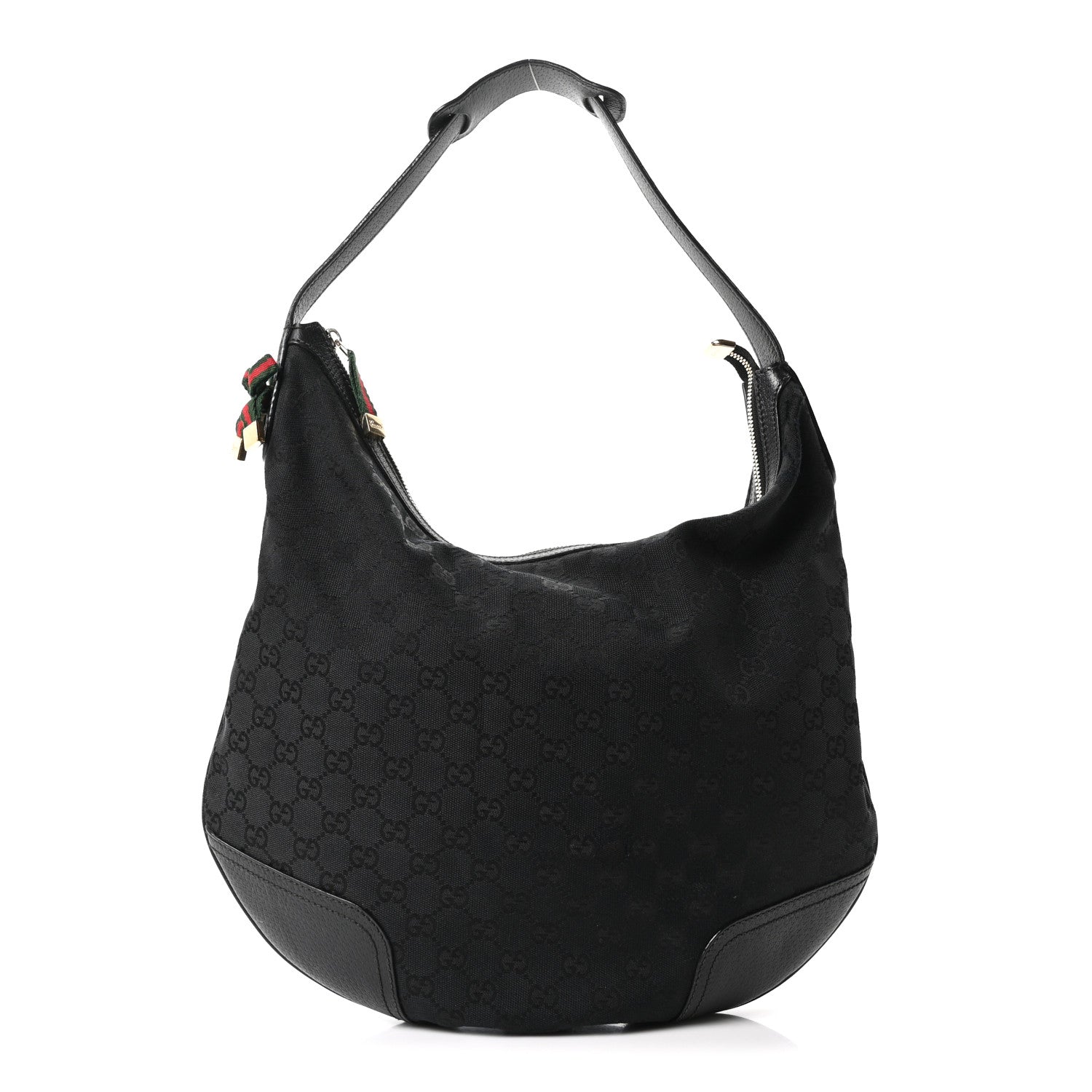 Gucci Monogram Large Princy Hobo Black 1 of 10