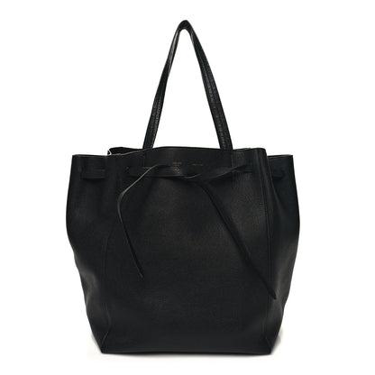 Celine Soft Grained Calfskin Medium Belt Cabas Phantom Black 1 of 13