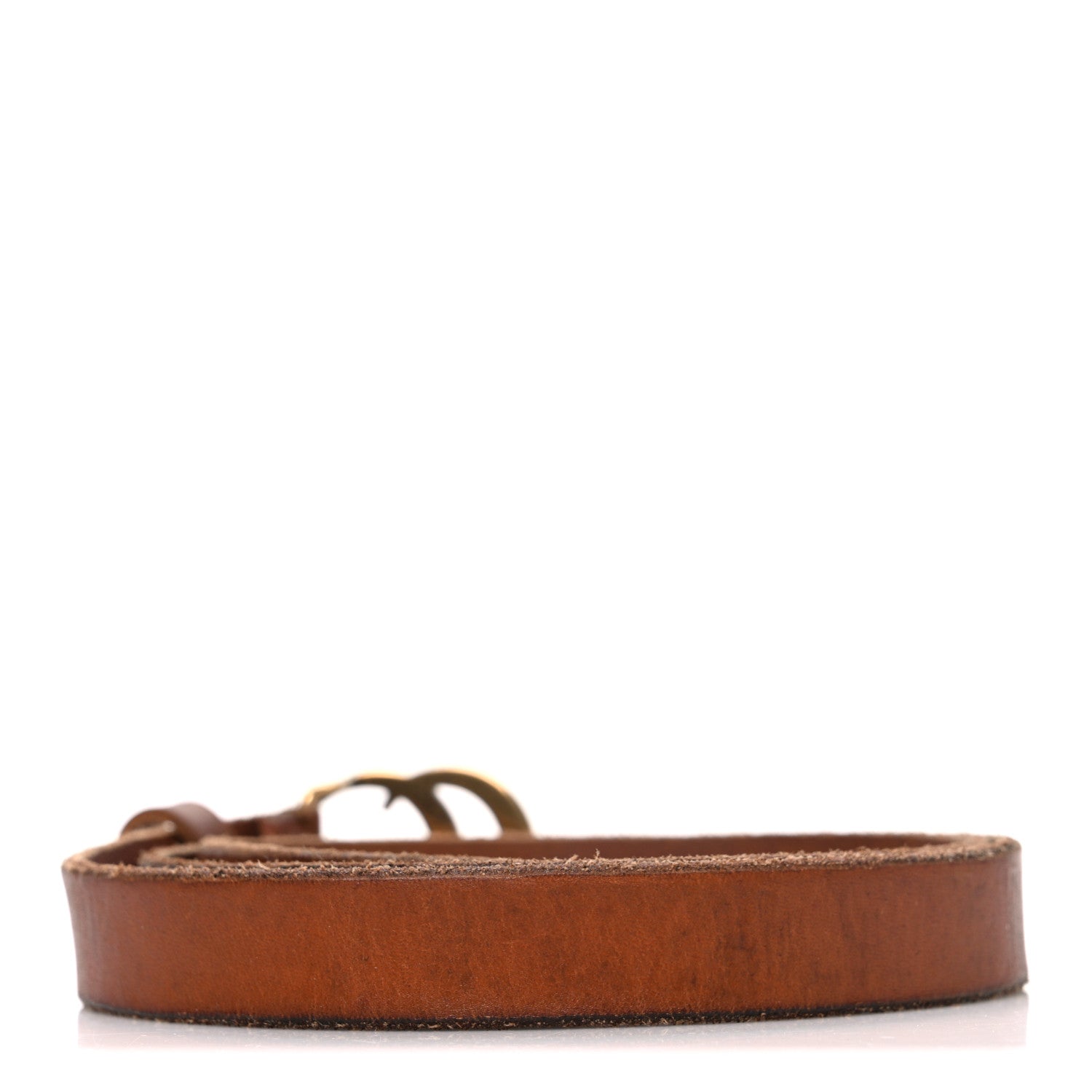 Gucci Faded Calfskin Double G 20mm Belt 80 32 Cuir 2 of 5