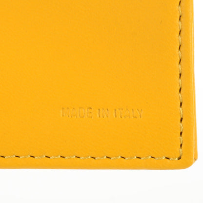 Fendi Nappa Logo Embossed Long Wallet On Chain Lemon Giallo 7 of 8