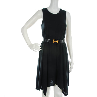 Hermes Box Togo 32mm H Belt 90 Black Chocolate 2 of 11
