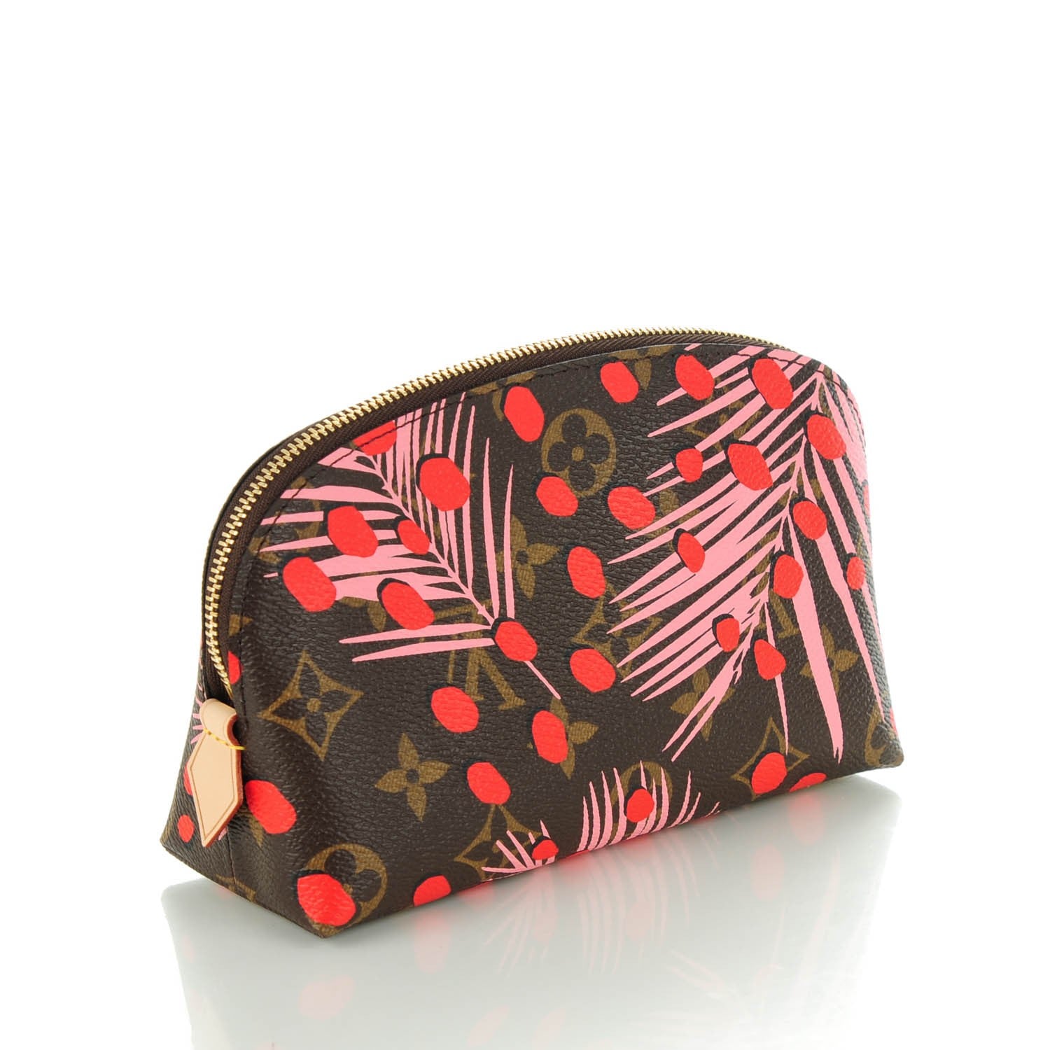 Louis Vuitton Monogram Jungle Dots Cosmetic Pouch Sugar Pink Poppy 3 of 7