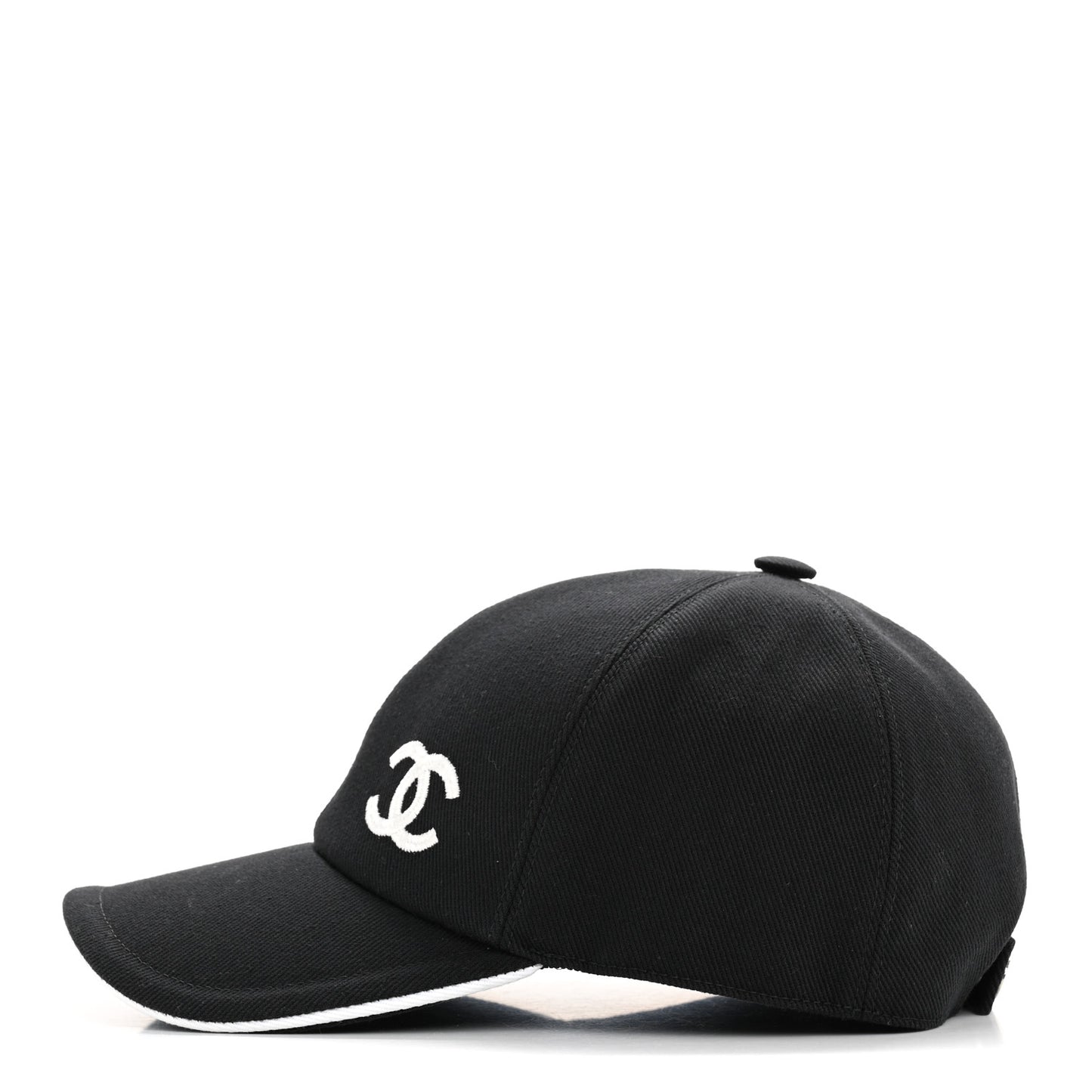 Cotton CC Cap Hat Black White