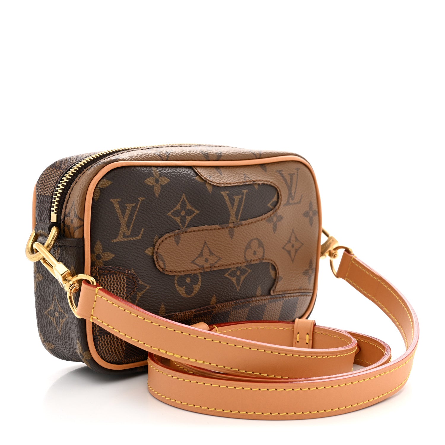 Louis Vuitton Monogram Landscape Trocadero Wearable Wallet Brown 3 of 9