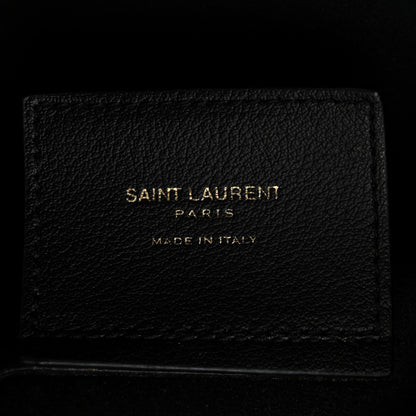 Saint Laurent Calfskin Large Shopping Tote Black 7 of 12