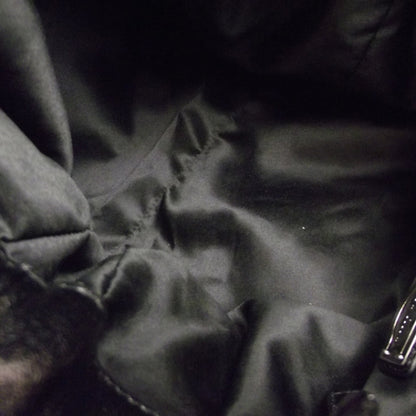 Miu Miu Leather Vitello Lux Pleated Tote Black 7 of 11