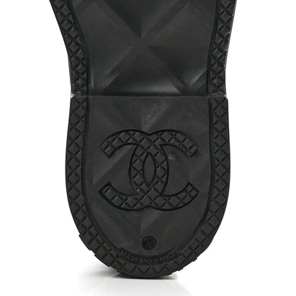 Chanel Caoutchouk CC High Boots 41 Black 8 of 10