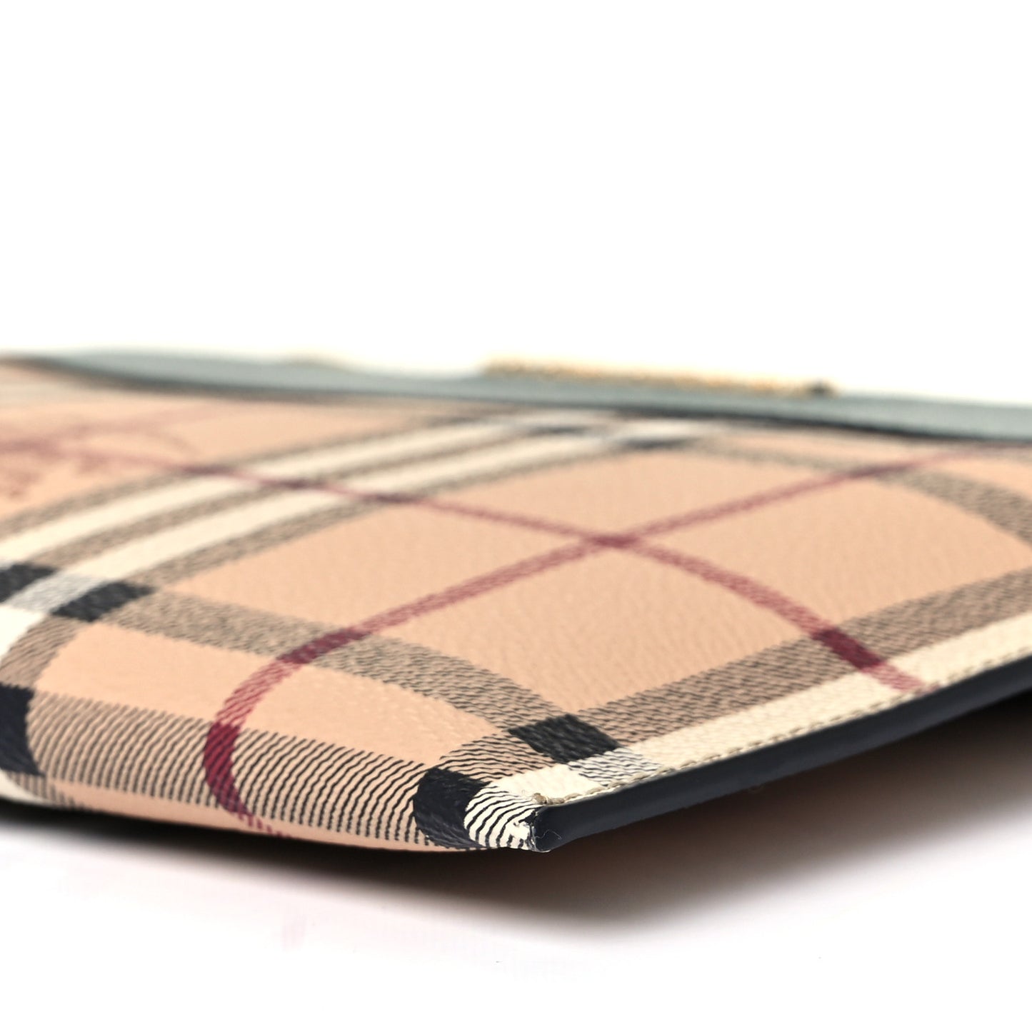 Haymarket Check Derby Peyton Crossbody Clutch Bag Eucalyptus Green