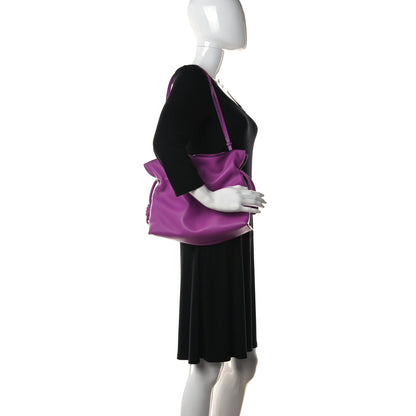 Loewe Nappa Flamenco Knot Clutch Bright Purple 2 of 10