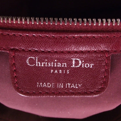 Christian Dior Lambskin Cannage Medium Granville Tote Red 8 of 11