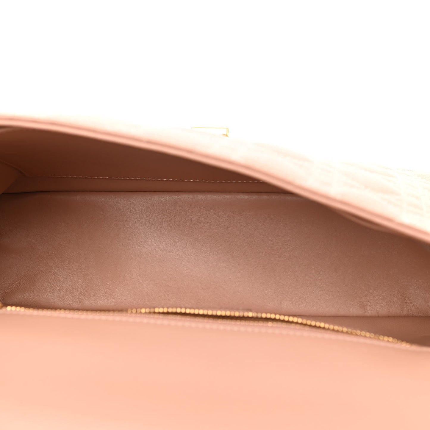 Grained Calfskin Cannage Large Caro Bag Rose De Vents