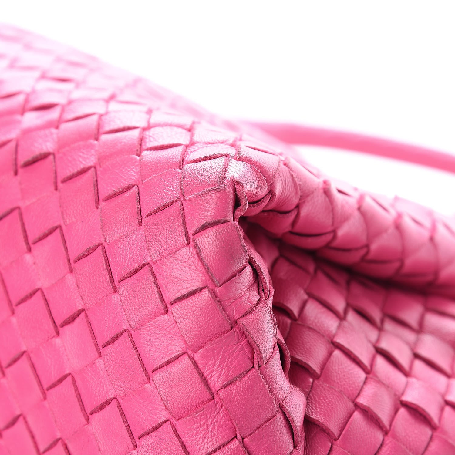 Bottega Veneta Nappa Intrecciato Parachute Bag Rosa Shock 11 of 17