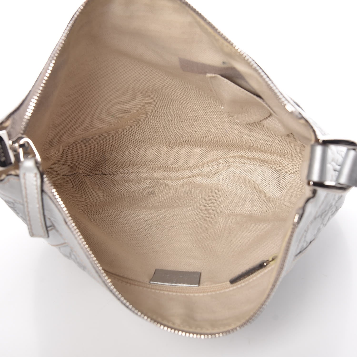 Gucci Guccissima Small D Ring Messenger Silver 5 of 12