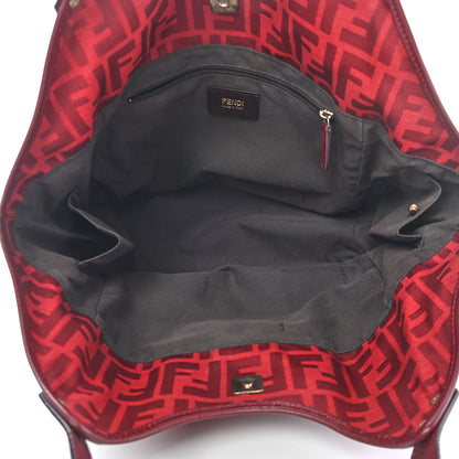Fendi Zucca Large Chef Tote Red 4 of 9