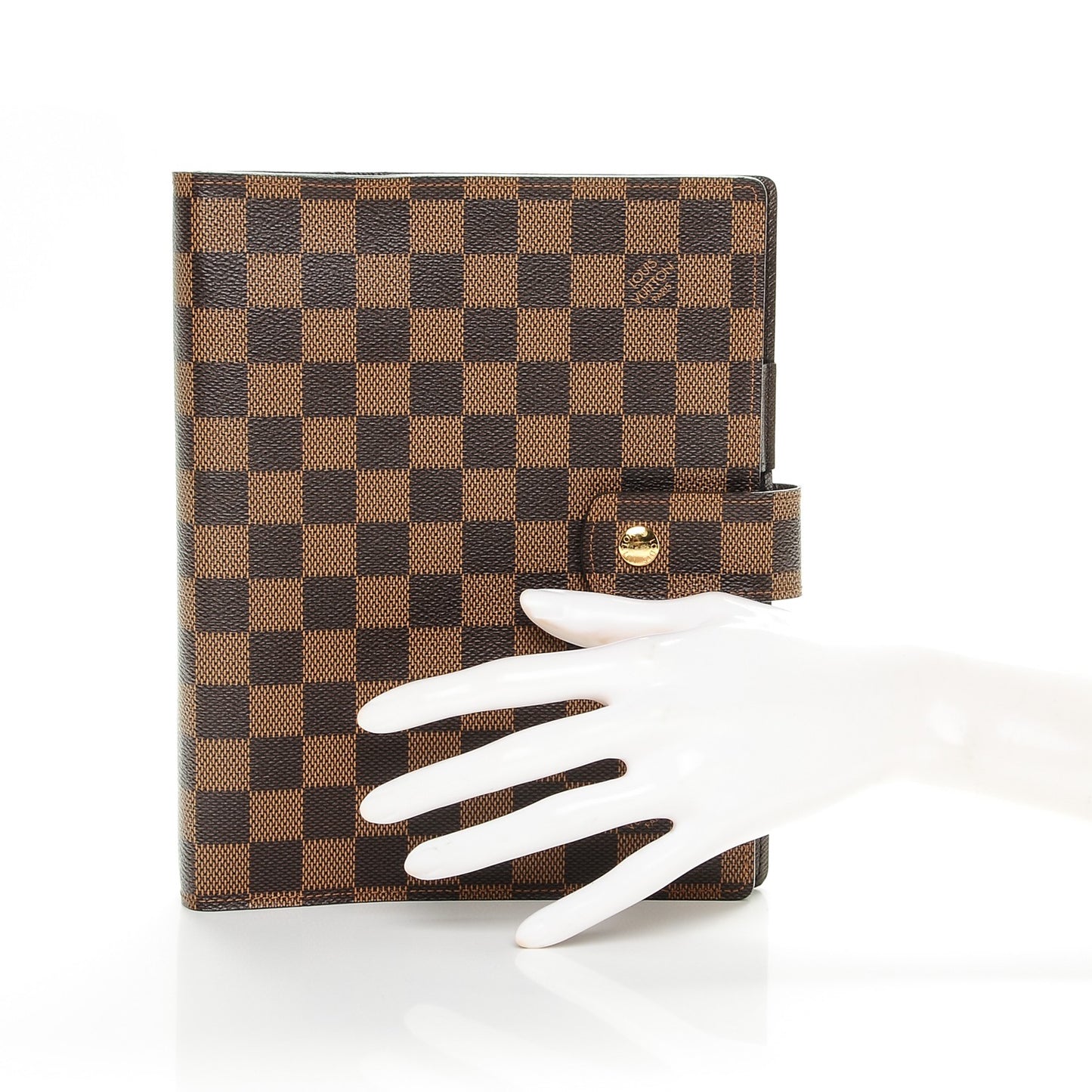 Damier Ebene Large Ring Agenda Cover