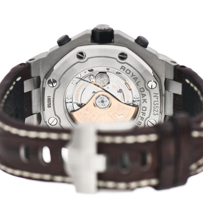 Audemars Piguet Stainless Steel Alligator 42mm Royal Oak Offshore Chronograph Automatic Watch Ivory 26470ST.OO.A801CR.01 4 of 4
