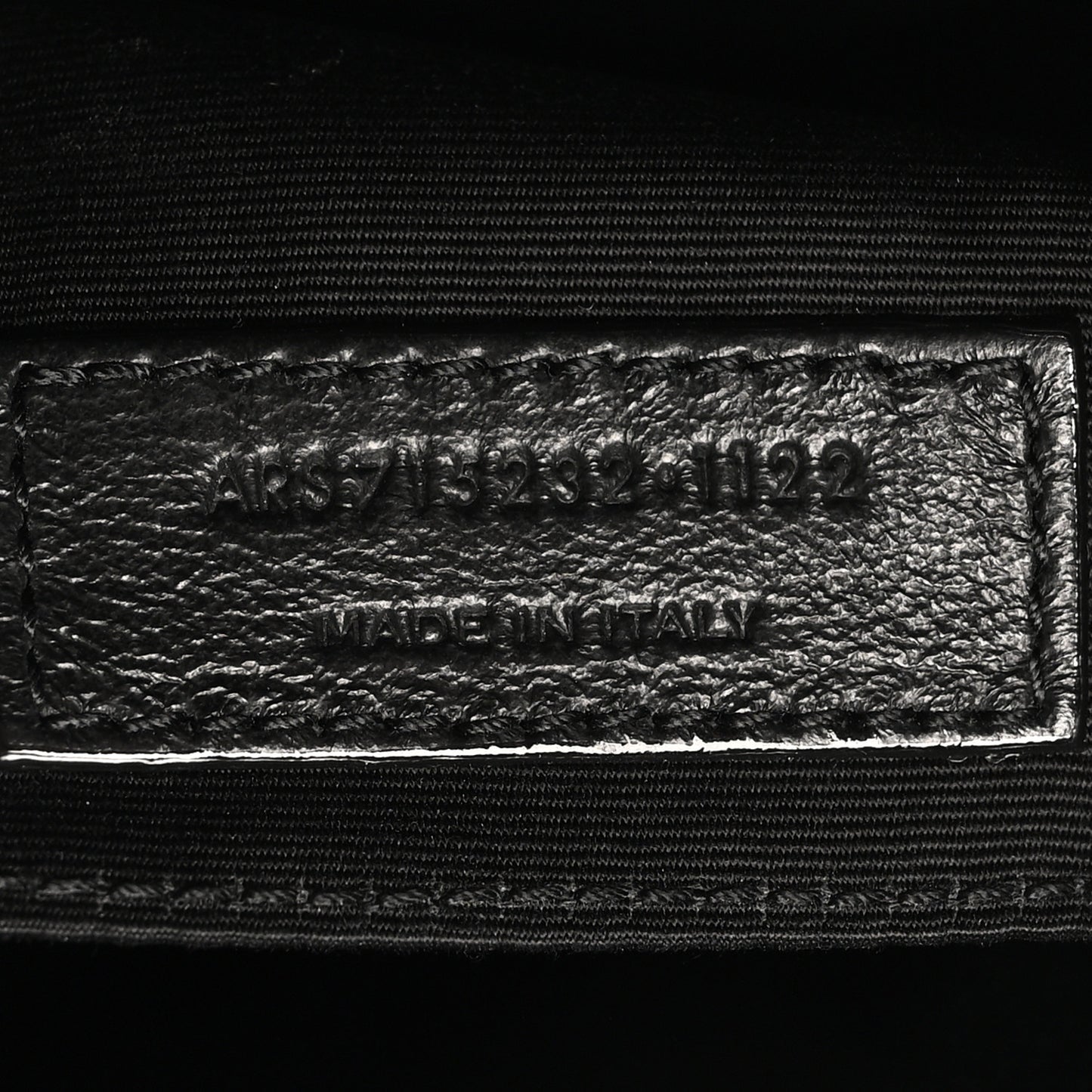 Calfskin Matelasse Monogram Lou Camera Bag Black