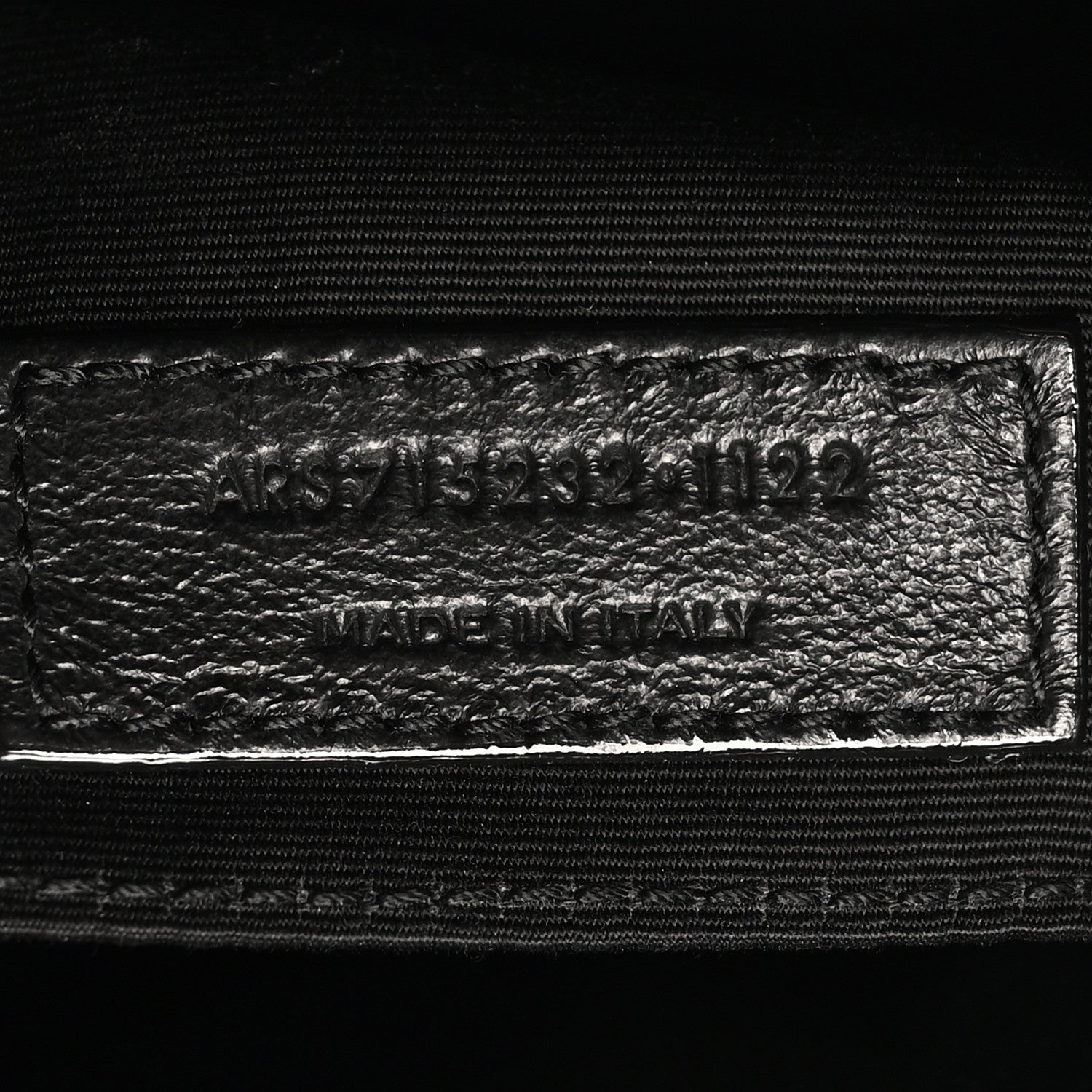 Saint Laurent Calfskin Matelasse Monogram Lou Camera Bag Black 7 of 10