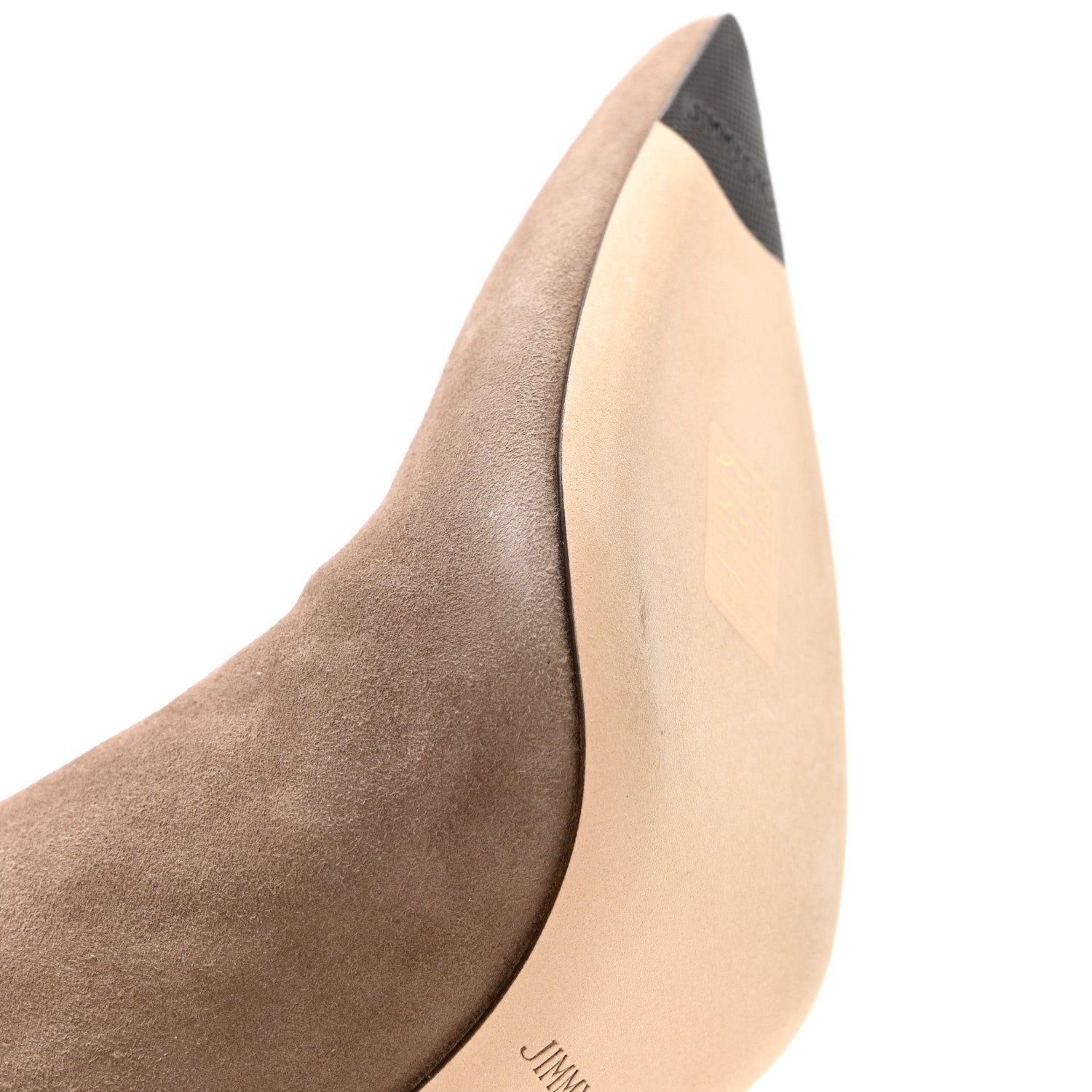 Jimmy Choo Suede Beren 85 Boots 36 Light Mocha 14 of 16