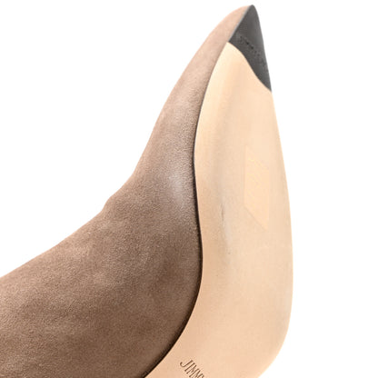Jimmy Choo Suede Beren 85 Boots 36 Light Mocha 14 of 16