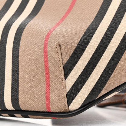 Burberry E-Canvas Icon Stripe Sonny Bum Bag Archive Beige 10 of 11