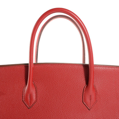 Hermes Togo Birkin 40 Rouge Garance 20 of 27