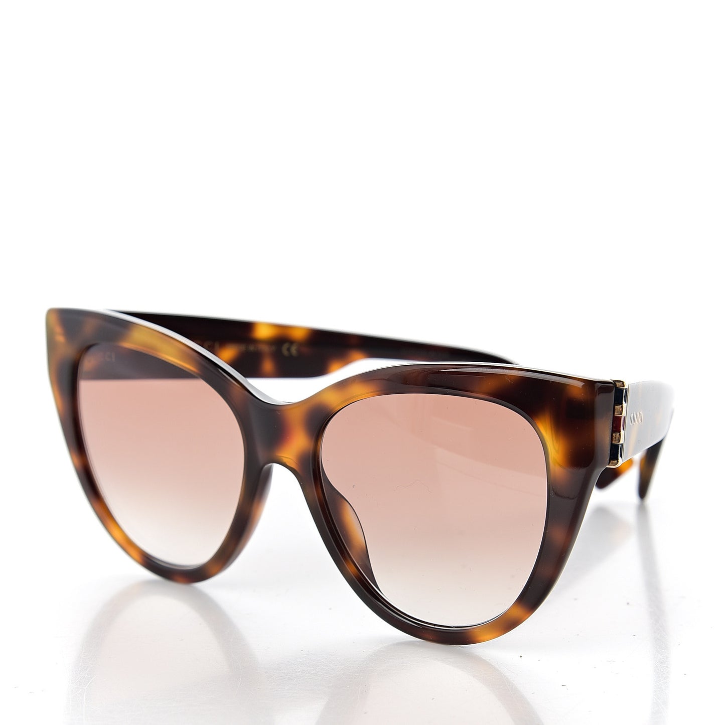 Acetate Cat Eye Sunglasses GG0460S Havana