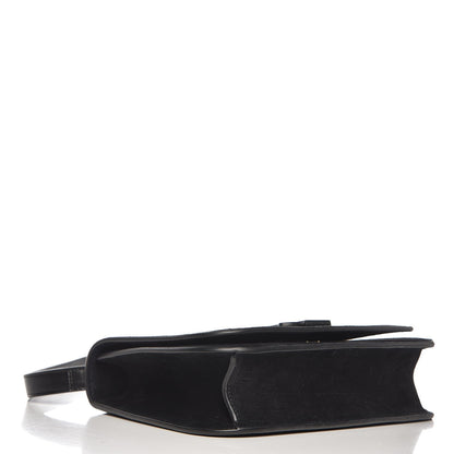 Saint Laurent Suede Small Spontini Saddle Bag Black 4 of 7