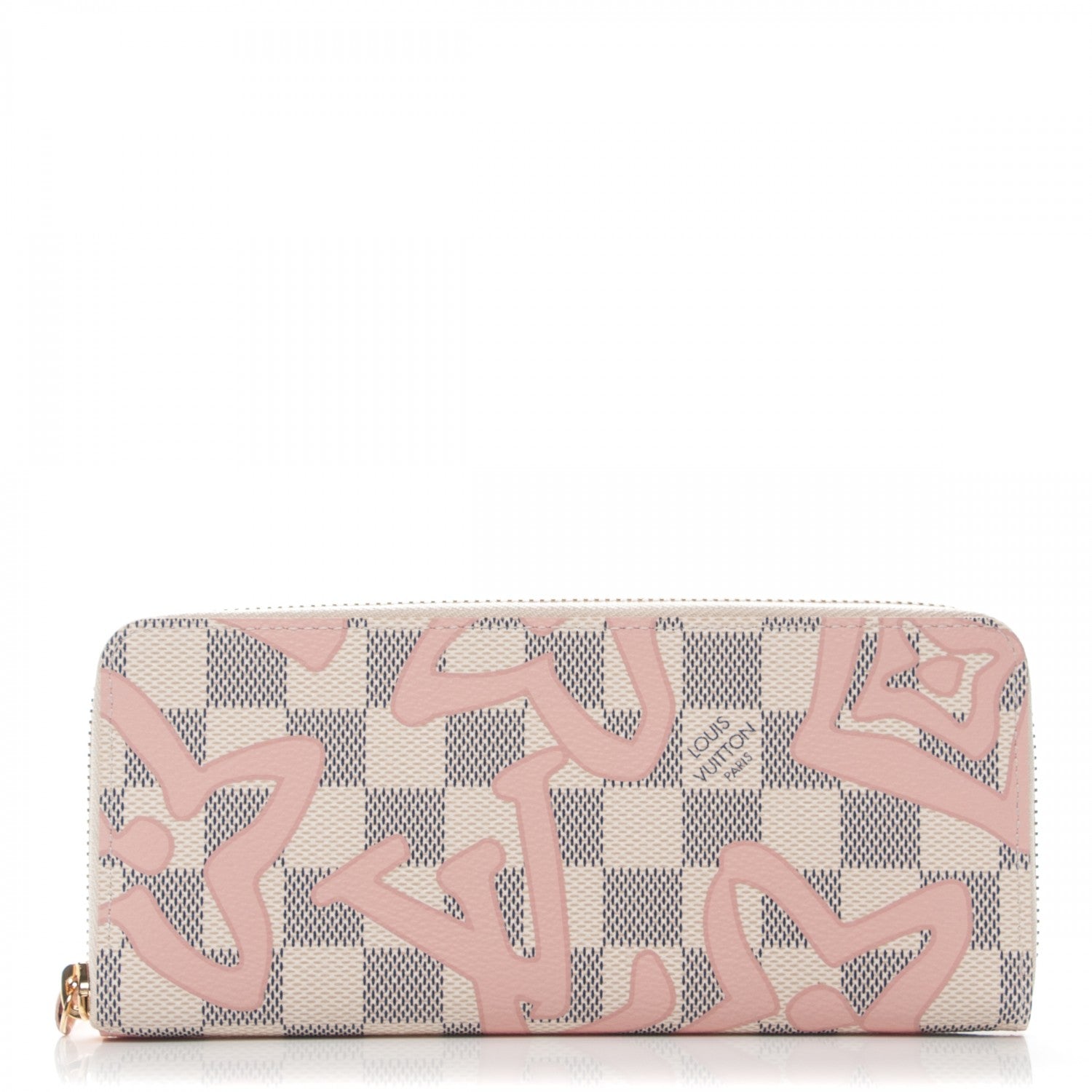 Louis Vuitton Damier Azur Tahitienne Clemence Wallet 1 of 7