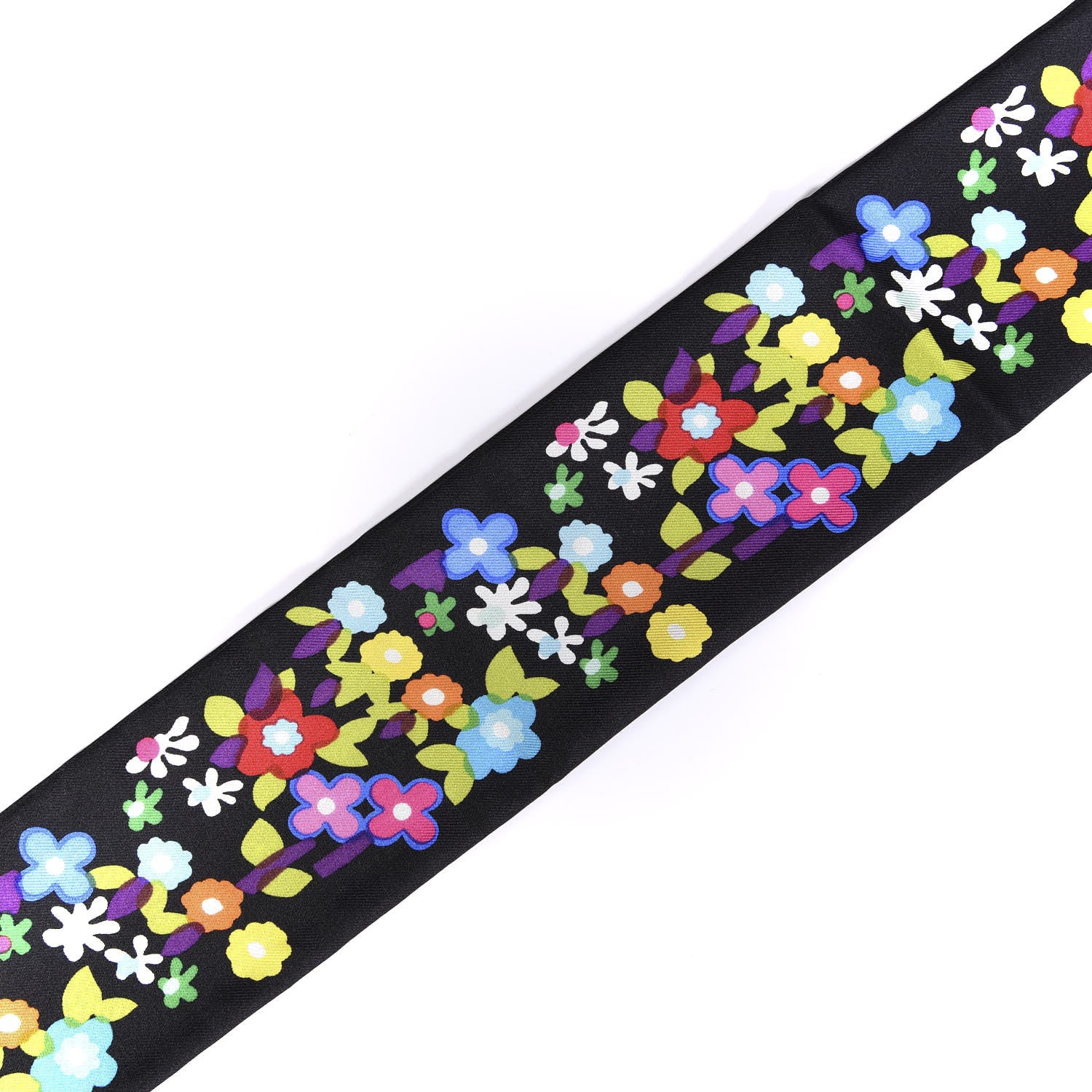 Louis Vuitton Silk Olivia Bandeau Multicolor Black 2 of 4