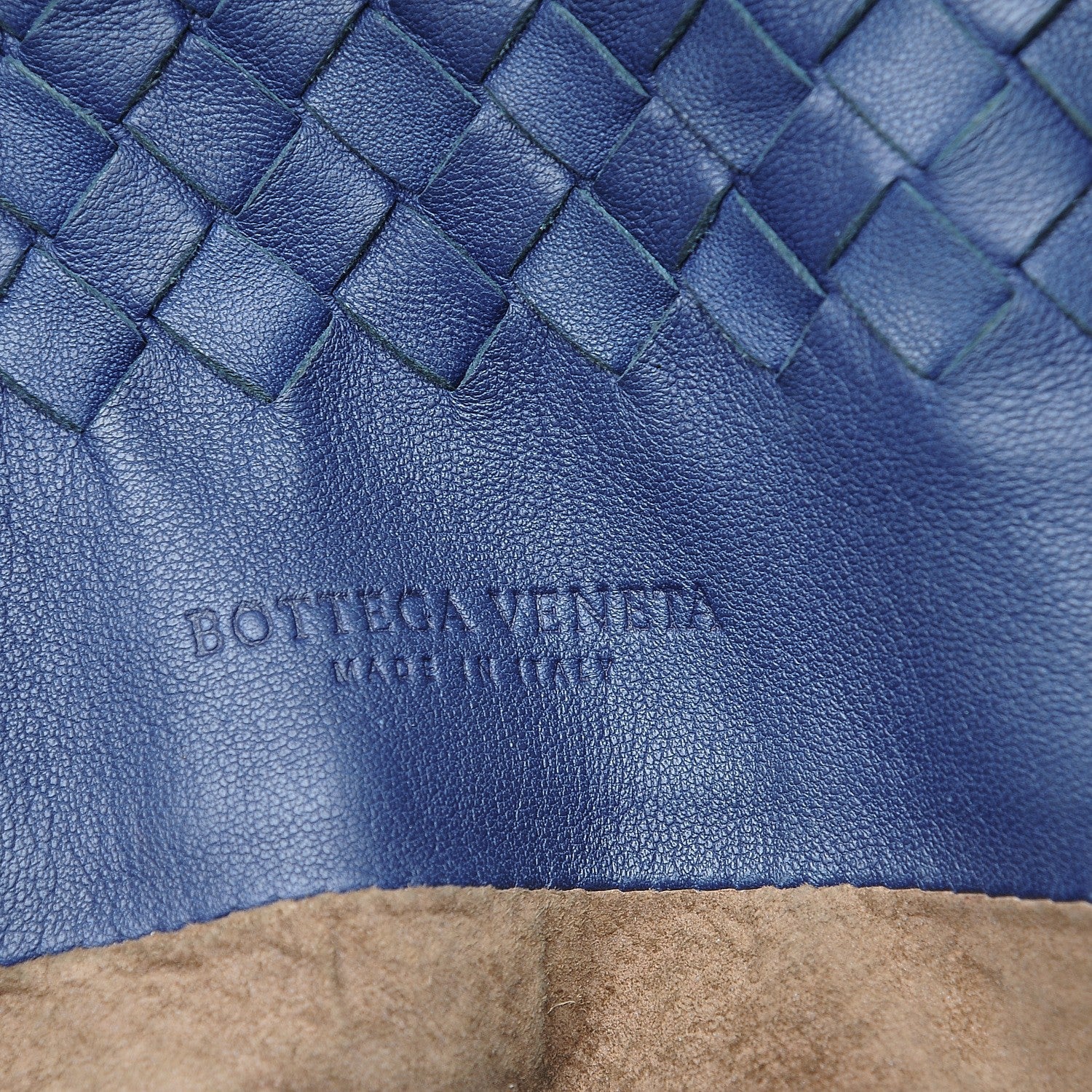 Bottega Veneta Nappa Intrecciato Large Tote Sapphire 6 of 8