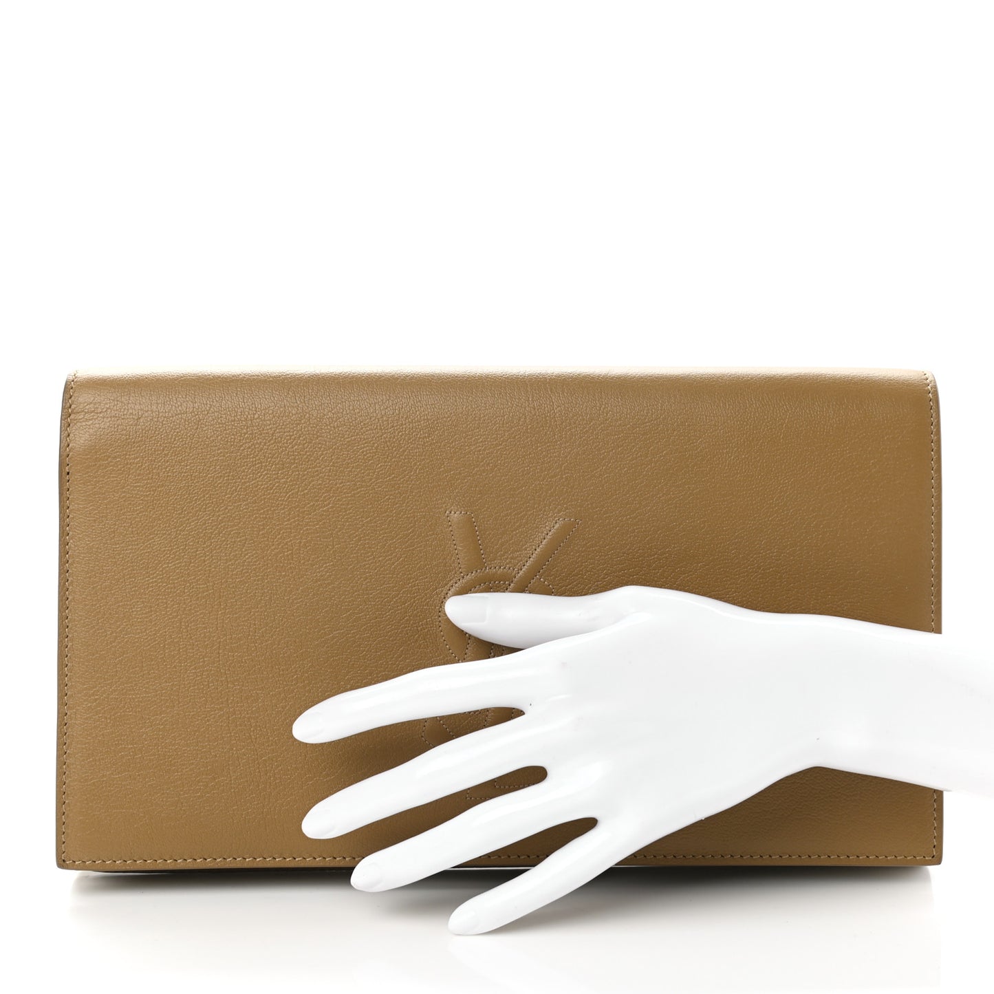 Chevre Belle De Jour Flap Wallet Beige