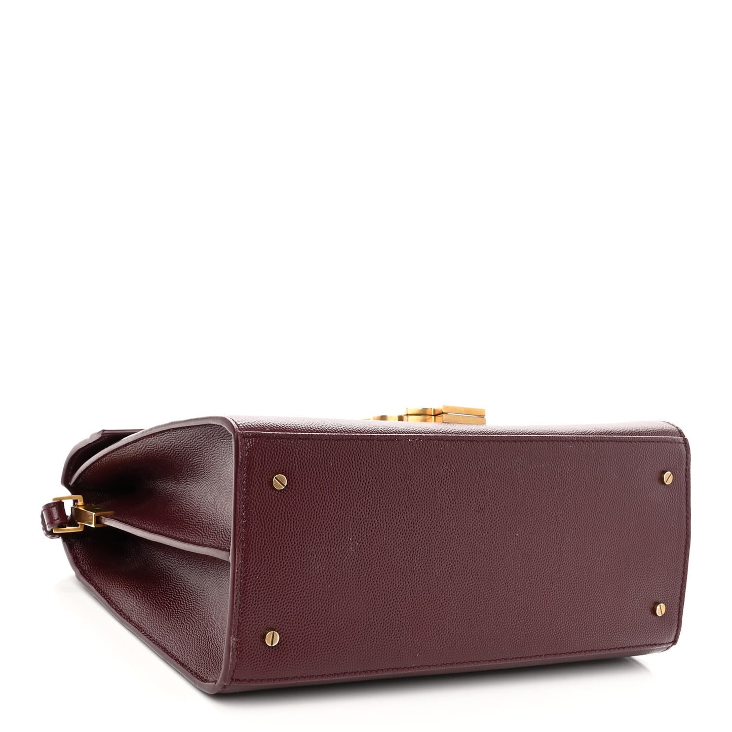 Grain de Poudre Medium Classic Monogram Cassandra Top Handle Rouge Legion
