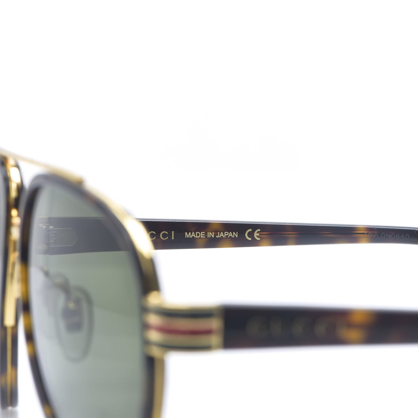 Acetate Aviator Sunglasses GG0447S Black