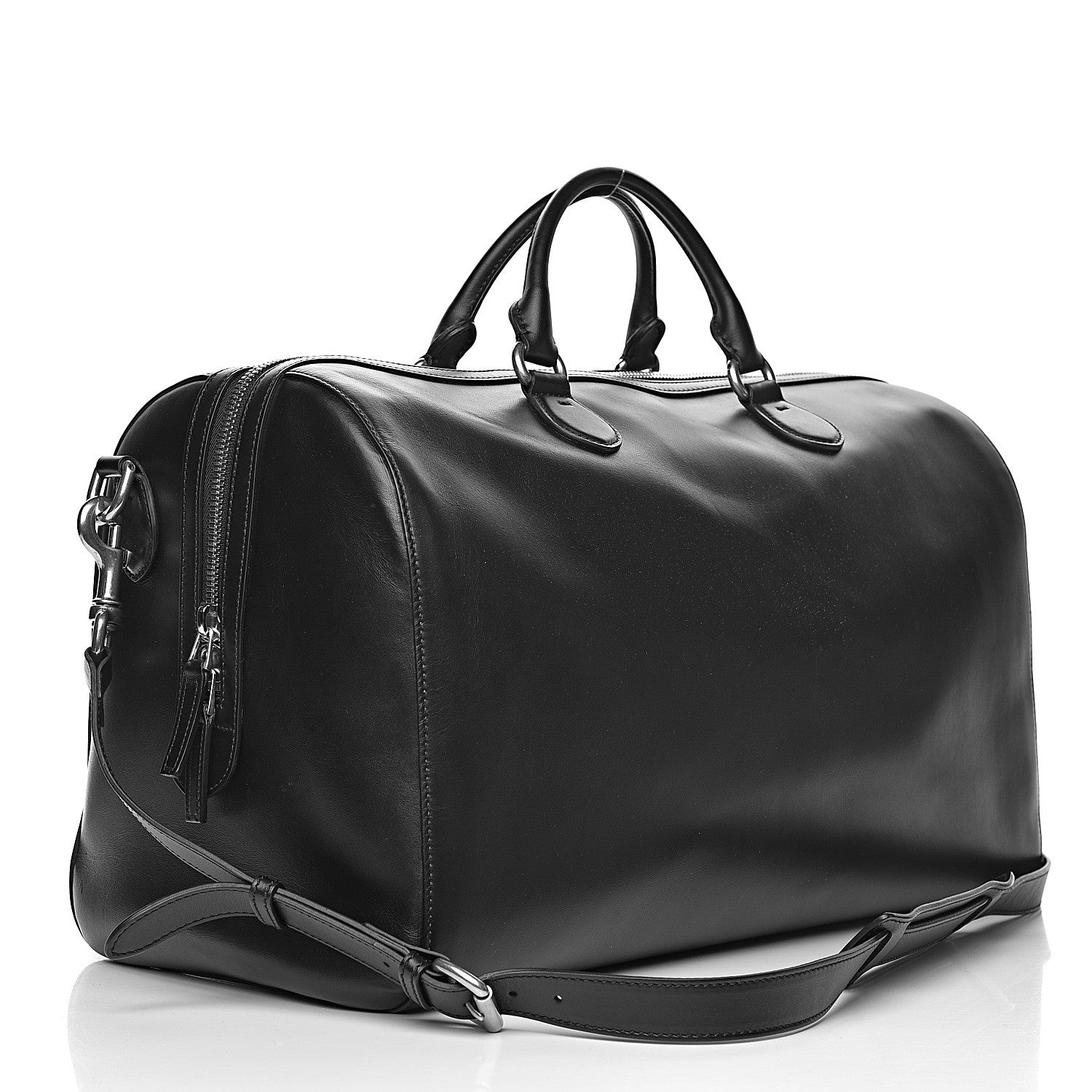 Gucci Calfskin GucciGhost Real Duffle Black Yellow 3 of 18