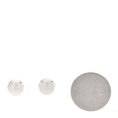 Tiffany Sterling Silver 10mm HardWear Ball Earrings 2 of 4