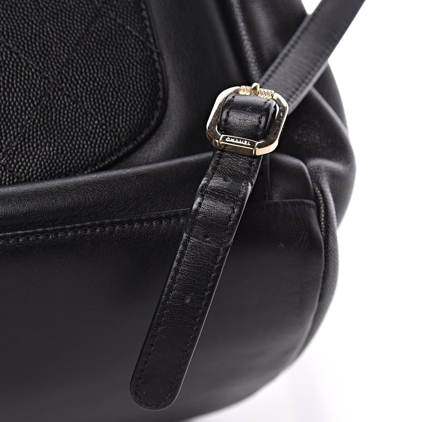 Caviar Quilted Business Affinity Backpack Black