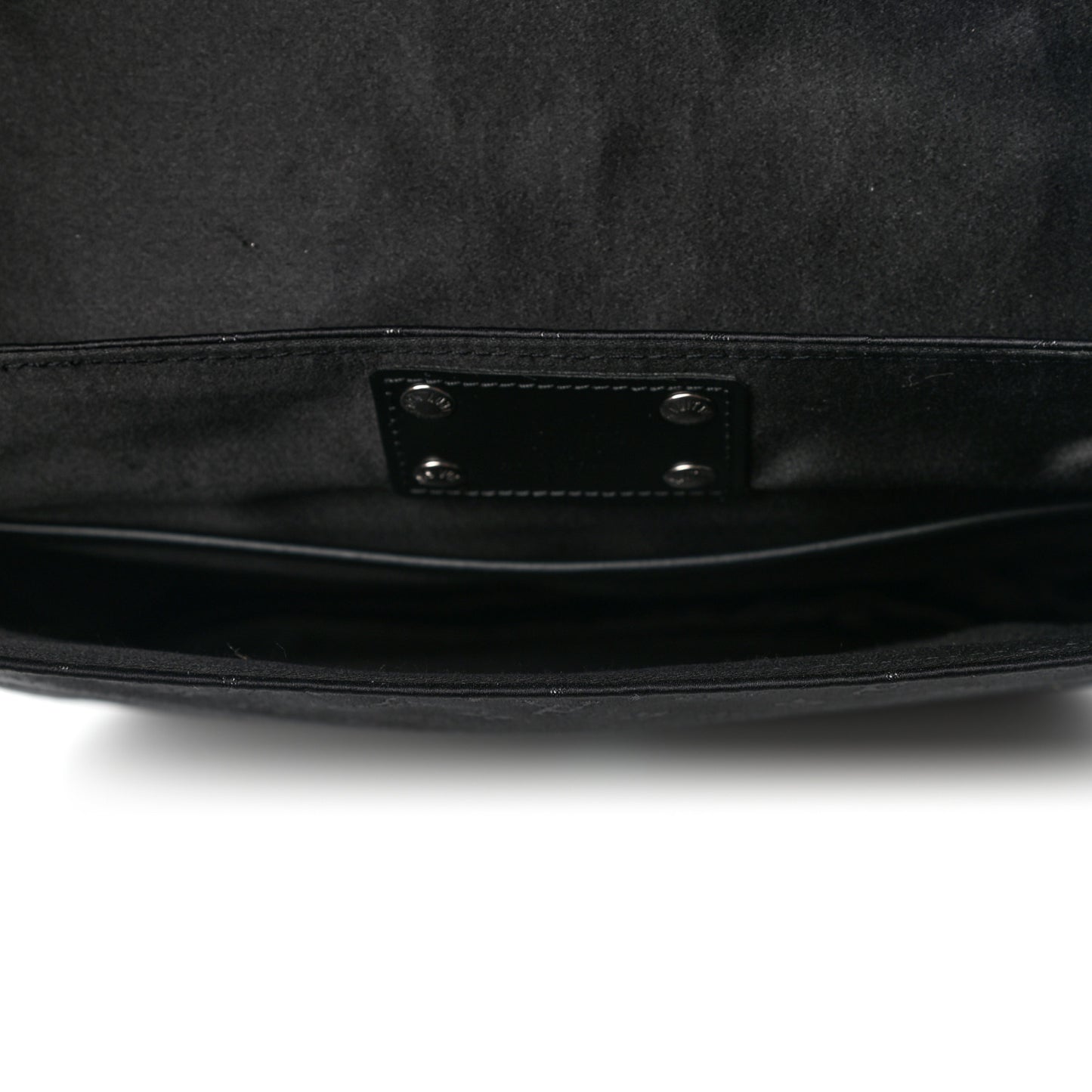 Satin Mini Monogram Conte De Fees Patchwork Musette Black