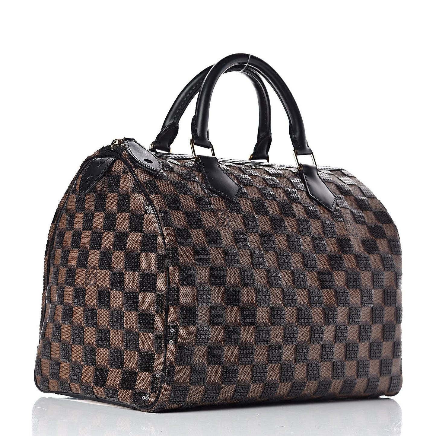 Damier Paillettes Speedy 30 Black