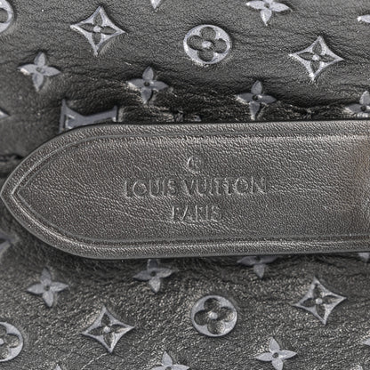 Louis Vuitton Calfskin Nanogram Embossed Neonoe BB Black 7 of 14