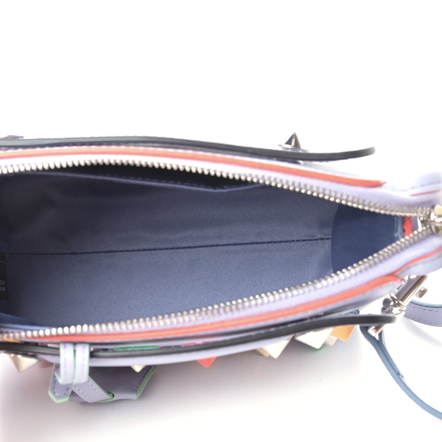 Fendi Vitello Dolce Studded Mini By The Way Boston Bag Light Purple Multicolor 5 of 9