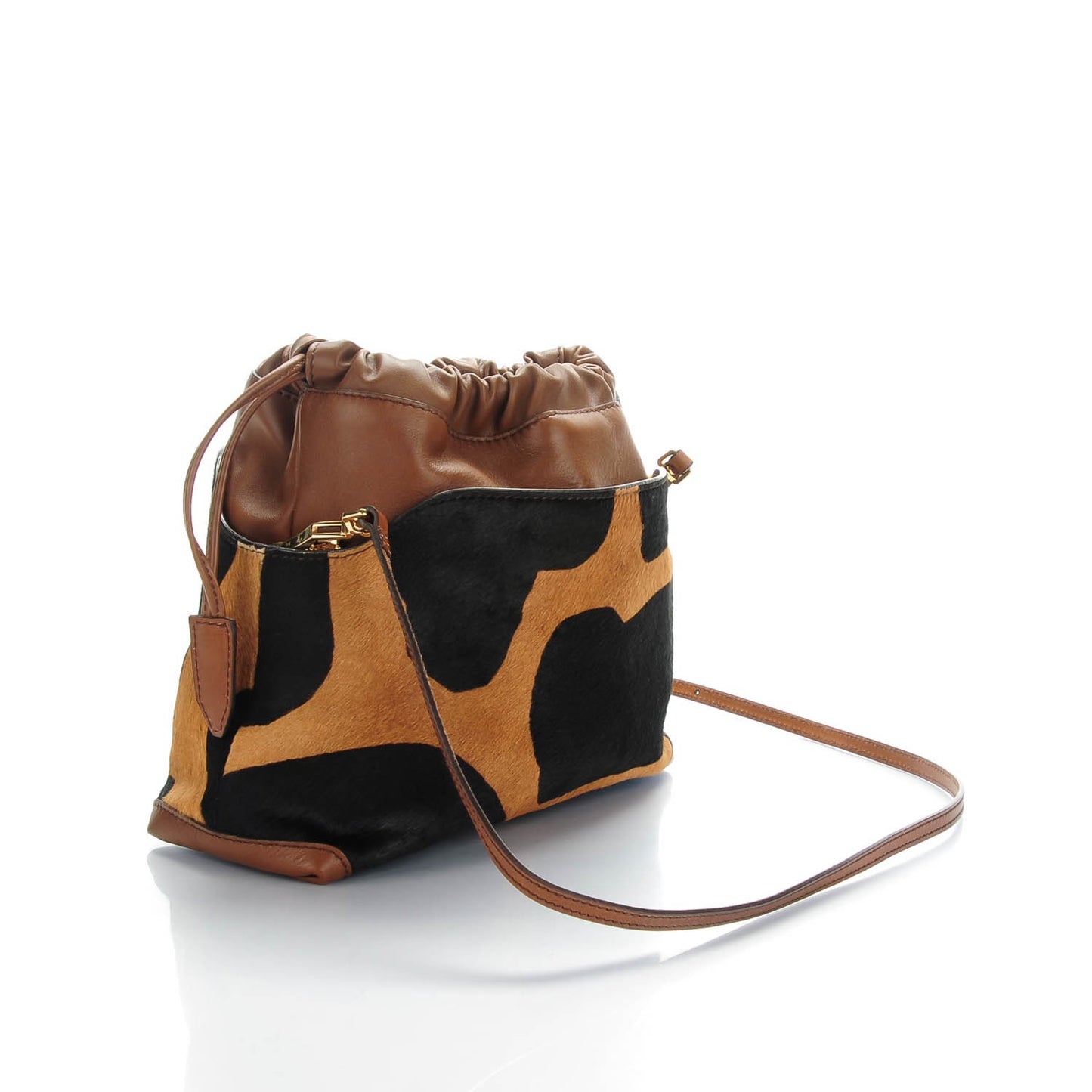 Calf Hair Animal Print Little Crush Tan