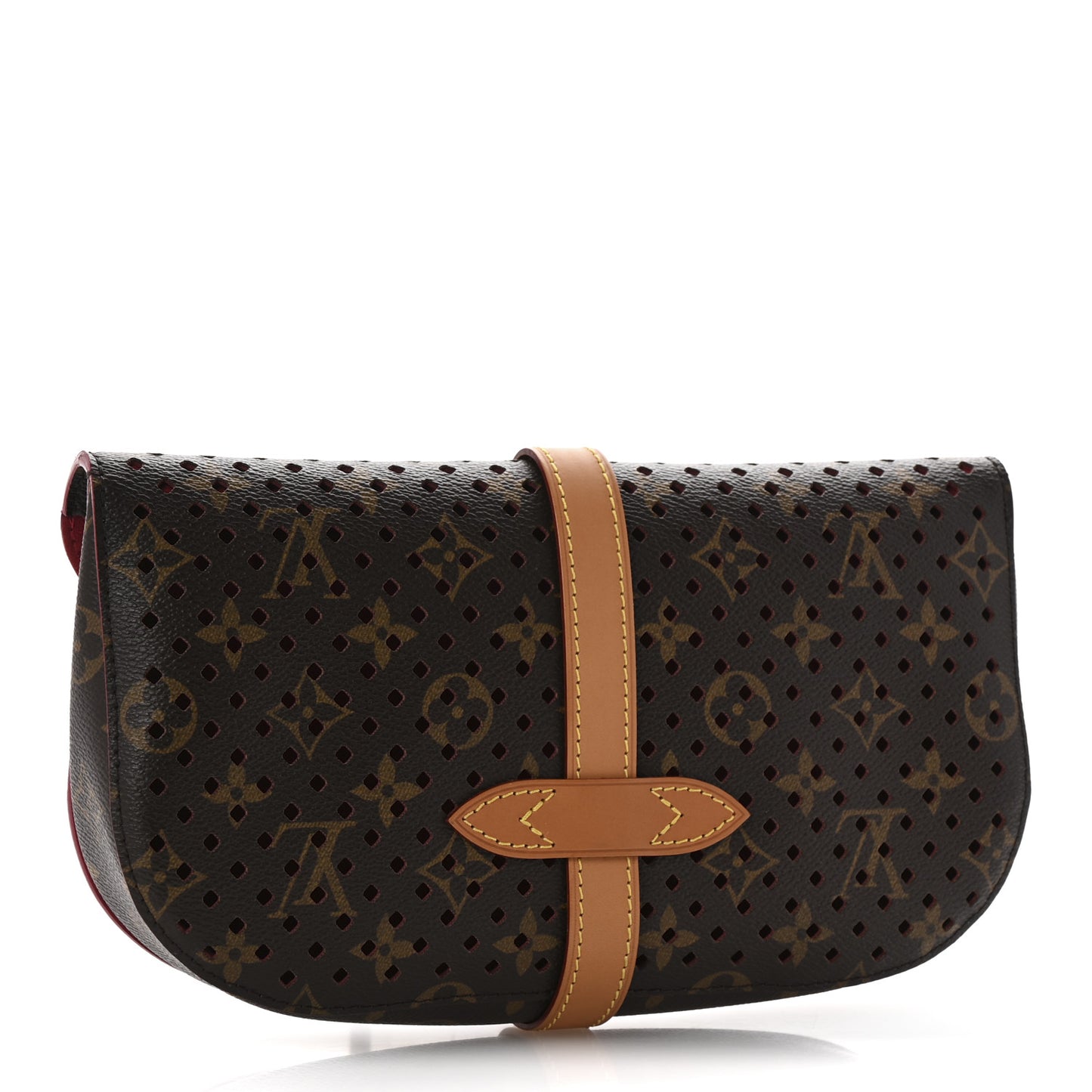Monogram SC Flore Clutch Saumur Corail Corail