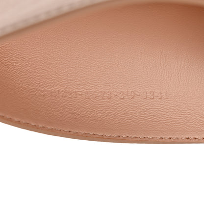 Fendi Vitello Seta Shiny Nappa Medium Peekaboo I SEE U Satchel Ghiaia Light Rose 9 of 13