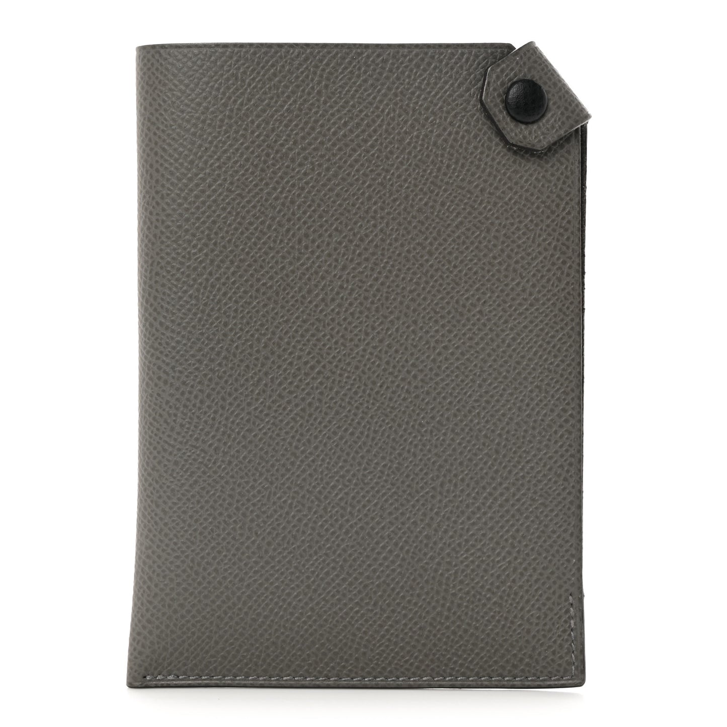 Epsom Tarmac Dot PM Passport Holder Gris Meyer Black