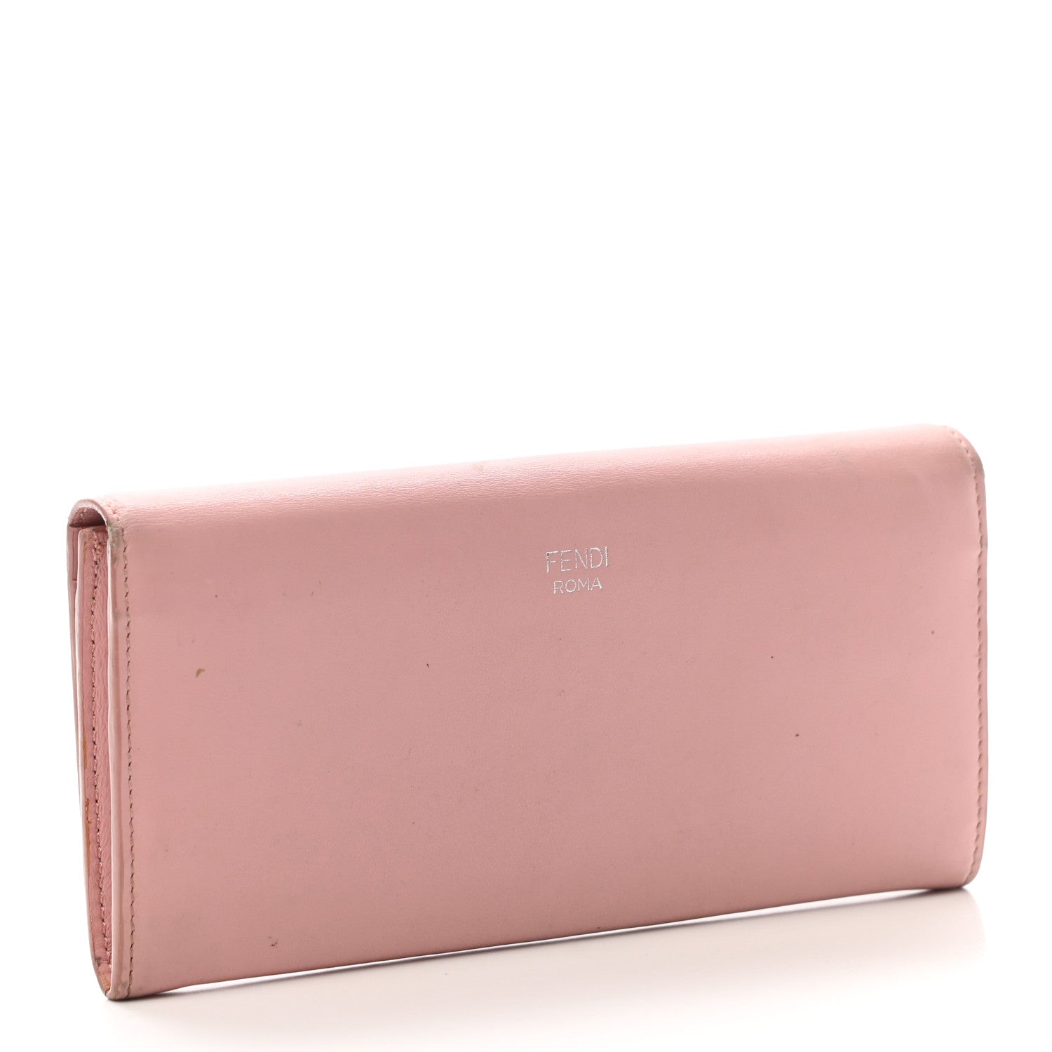 Fendi Vitello Century Hypnoteyes Continental Wallet Bubblegum 3 of 14