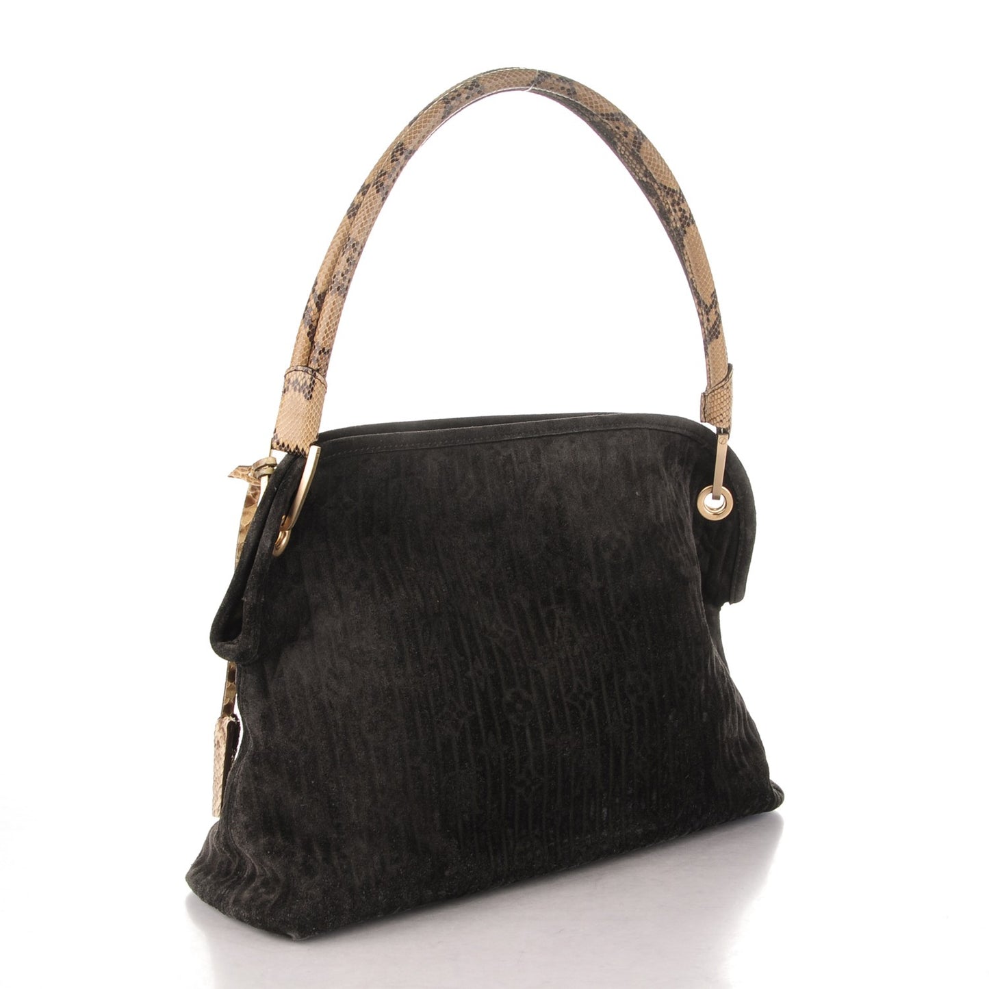 Monogram Suede Embossed Wish Kohl