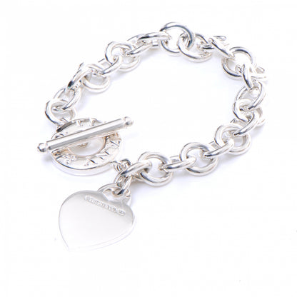 Tiffany Sterling Silver Heart Tag Toggle Bracelet 4 of 5