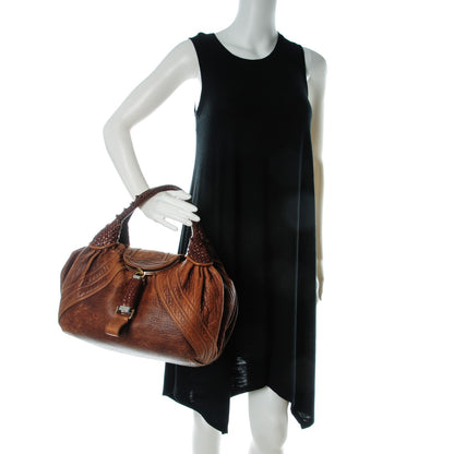 Fendi Nappa Nuvolata Spy Cognac 2 of 9