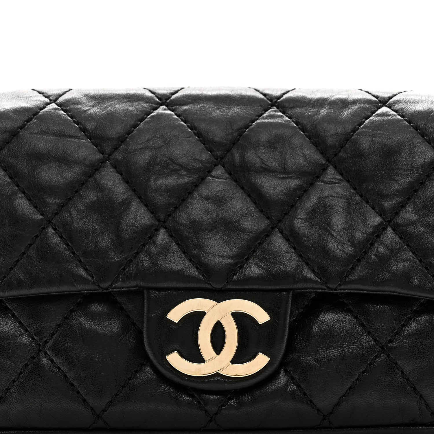 Chanel Lambskin Small Lady Braid Flap Black 8 of 10